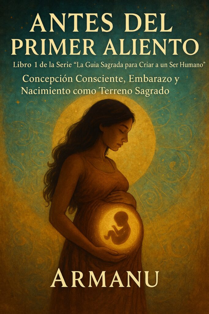 ANTES DEL PRIMER ALIENTO: Concepción Consciente, Embarazo y Nacimiento como Terreno Sagrado
Edición en Español  de Armanu (Autor) Libro 1 de la serie “La Guía Sagrada para Criar a un Ser Humano”, una trilogía que honra la parentalidad como portal evolutivo para la humanidad.